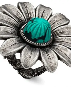 GUCCI GG Marmont Flower Ring i Silver 52mm i diameter