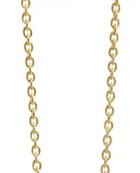 SIF JACOBS Halsband Novoli Cinque - 18K Gold Plated With White Zirconi
