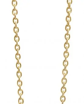 SIF JACOBS Halsband Novoli Due - 18K Gold Plated With White Zirconia