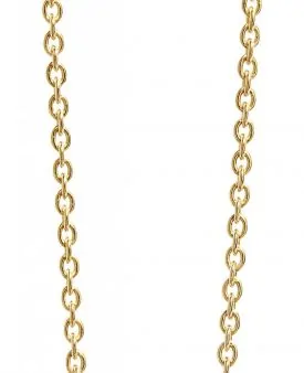 SIF JACOBS Necklace Novoli Due - 18K Gold Plated With White Zirconia