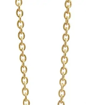 SIF JACOBS Halsband Novoli Sei - 18K Gold Plated With White Zirconia