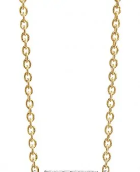 SIF JACOBS Halsband Novoli Sette - 18K Gold Plated With White Zirconia