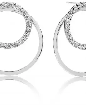 SIF JACOBS Earrings Valenza Uno With White Zirconia