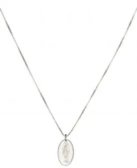 SYSTER P Beaches Silver Guardian Angel Halsband