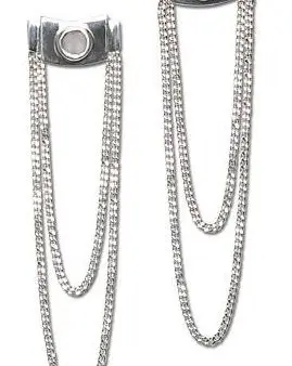 SÄGEN Modernista Zenit Chain Earrings