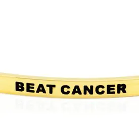 TITUS HOPE Beat Cancer - Guld Armband