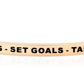 TITUS HOPE Dream Big - Set Goals - Take Action - Rosé Armband