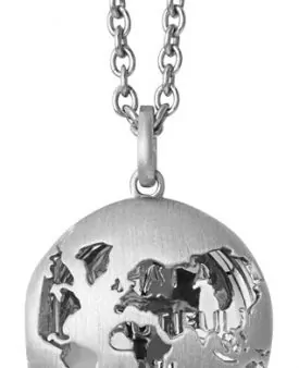 byBiehl Beautiful World Medaljong + Necklace i Silver